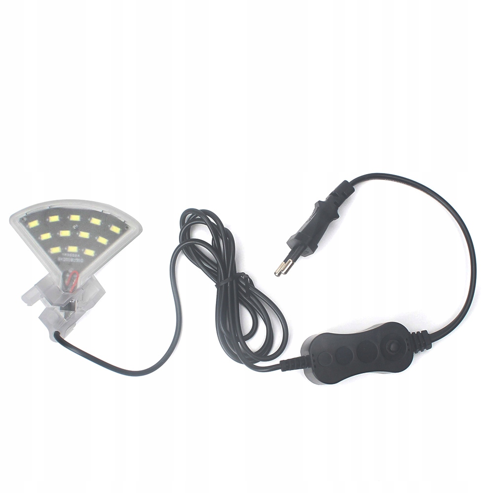 USB Aquarium LED Lampa w kształcie wentylatora z