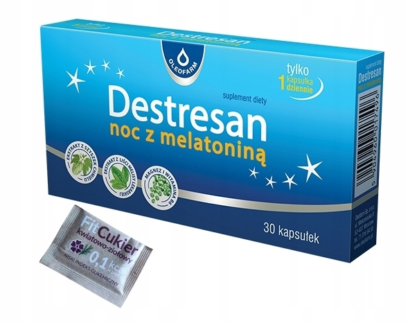 OLEOFARM Destresan Noc z melatoniną 30kaps SEN