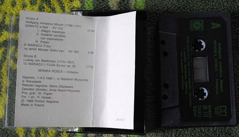 Купить Моника Рошка Фортепиано Моцарт Бетховен - музыка на кассете: отзывы, фото, характеристики в интерне-магазине Aredi.ru