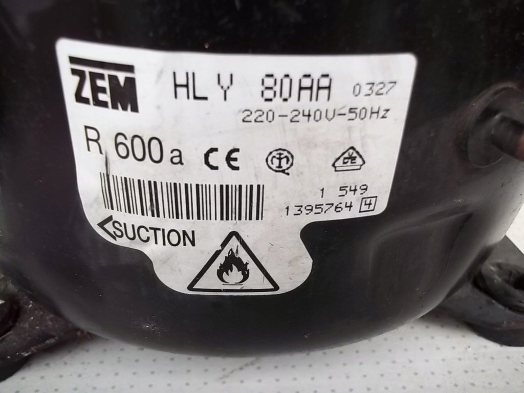 Sprężarka Kompresor Lodówki HLY-80AA R600a