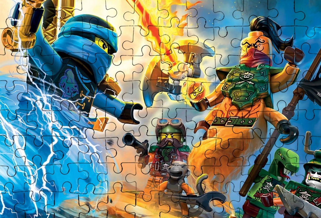 Puzzle LEGO NINJAGO WIELE WZOROW OPAKOWANIE 11168685360 oficjalne archiwum Allegro