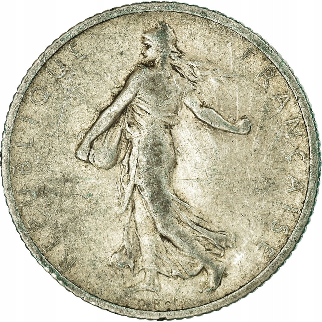 Moneta, Francja, Semeuse, Franc, 1907, Paris, VF(2