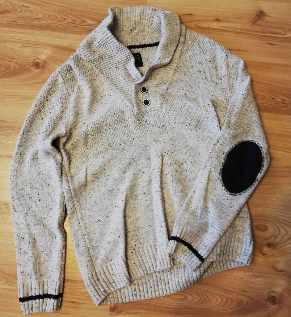Sweter męski Reserved, rozmiar XL, gruby, jak nowy