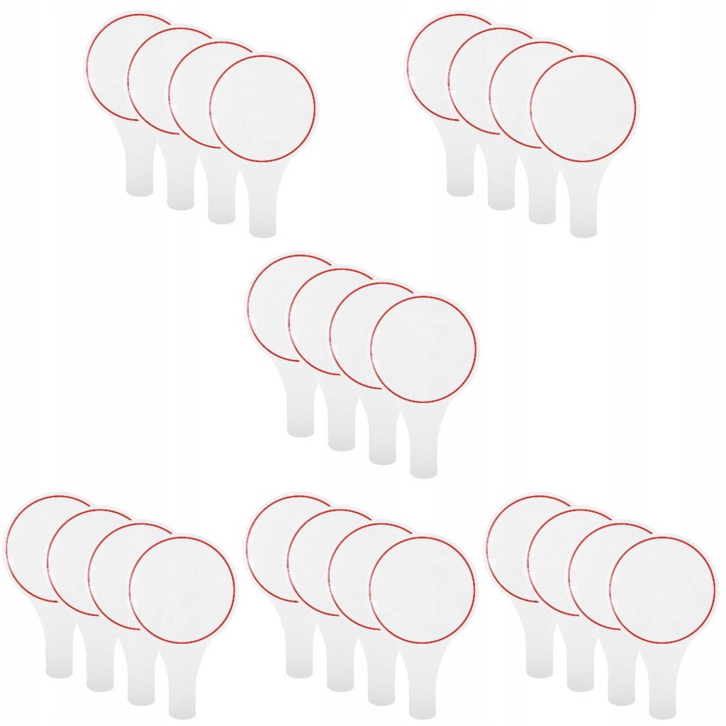 Białe tablice dla dzieci tabliczki suchościeralne wiosła aukcyjne