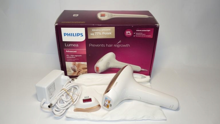 DEPILATOR LASEROWY PHILIPS LUMEA SC1997, KOMPLET