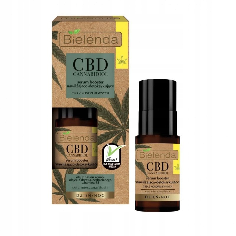 CBD Cannabidiol serum-booster do twarzy nawilżając