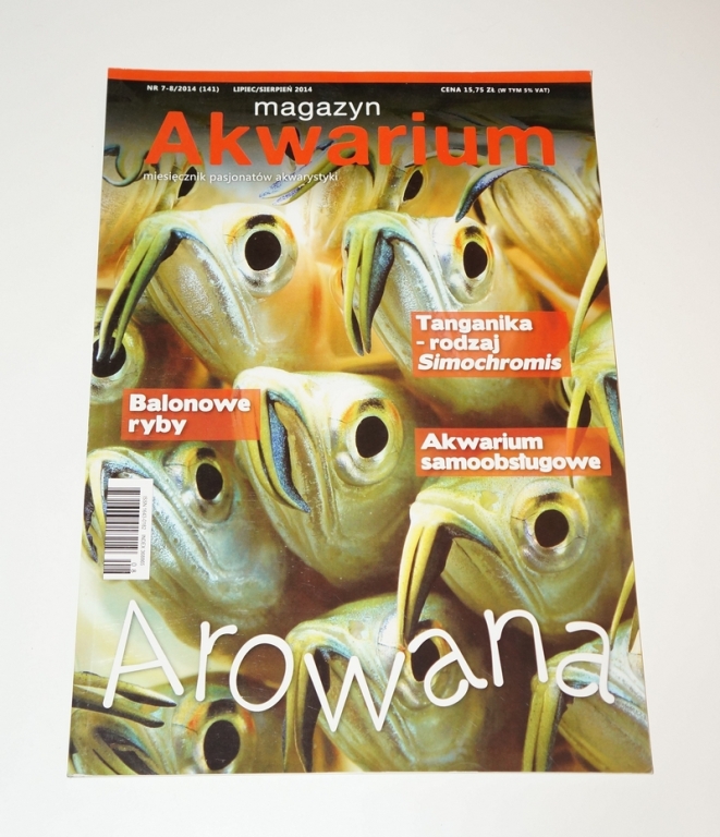 Czasopismo "Magazyn Akwarium" nr 7-8/2014 [141]