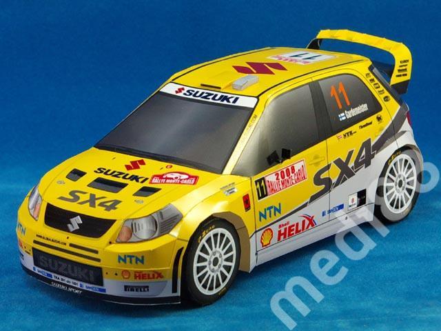 Suzuki SX4 WRC papierowy model do złożenia