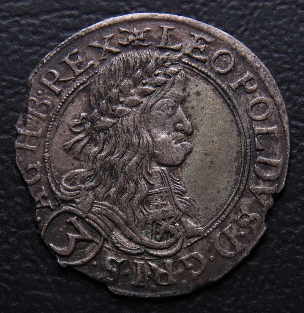 ANK LEOPOLD I 3 KREUZER 1662 rzadsza