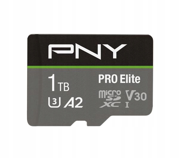 Pamięć microSDXC PNY 1TB Pro Elite UHS-I GW. DOŻYW.