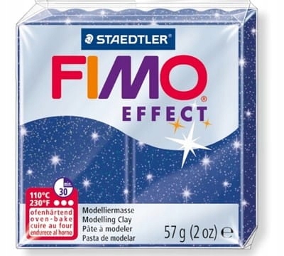 FIMO EFFECT 57G NIEBIESKI BROKATOWY STAEDTLER