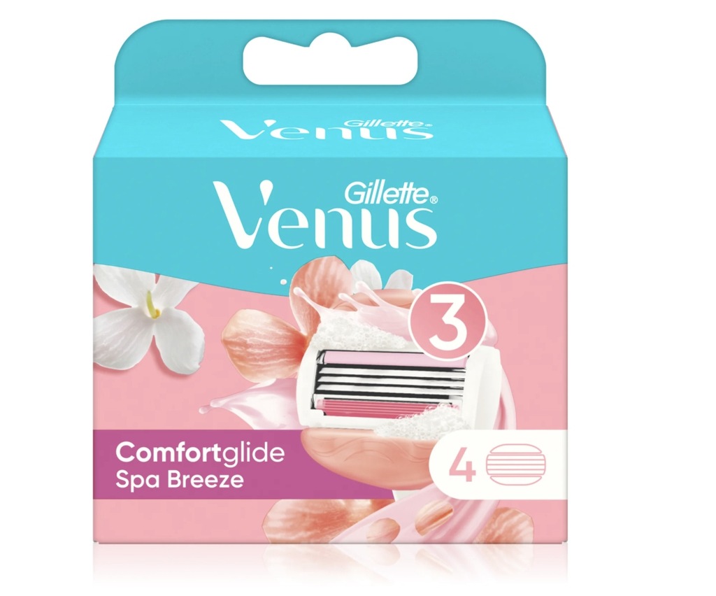 Gillette Venus ComfortGlide Spa wkłady 4 szt.