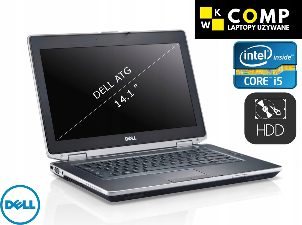 WZMOCNIONY DELL E6430 ATG Intel i5-3GEN 4GB 250 GB