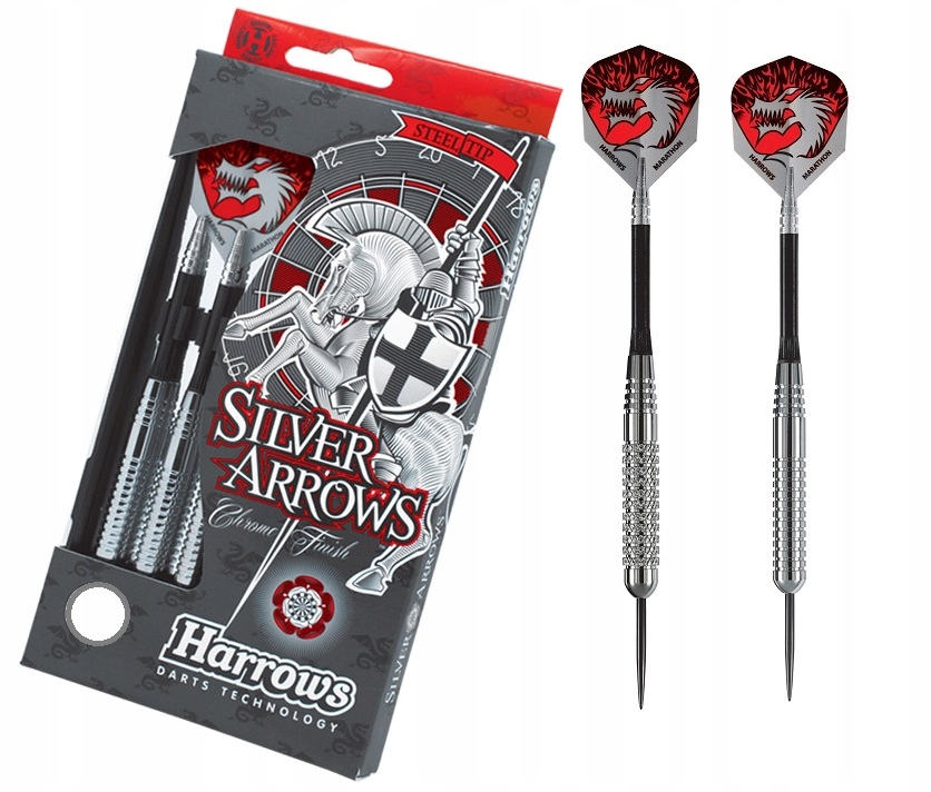 Lotki Harrows steeltip - SILVER ARROWS - 24gK