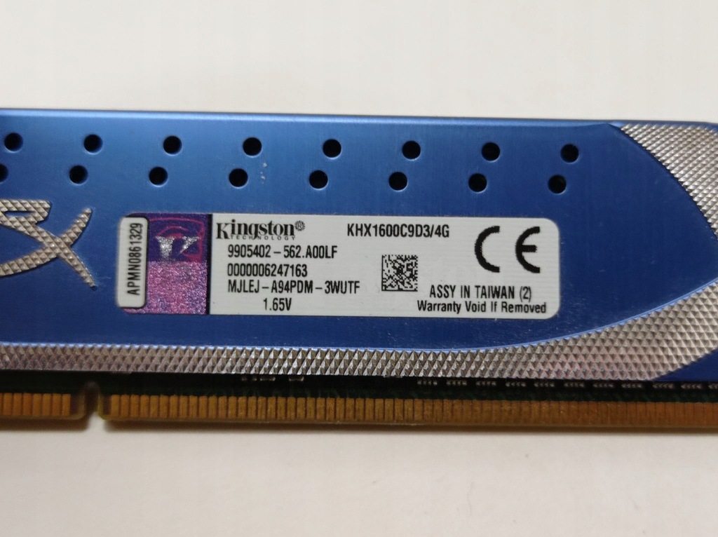 Pamięć Kingston HyperX KHX1600C9D3/4G 4Gb DDR3 - 12779336559 ...
