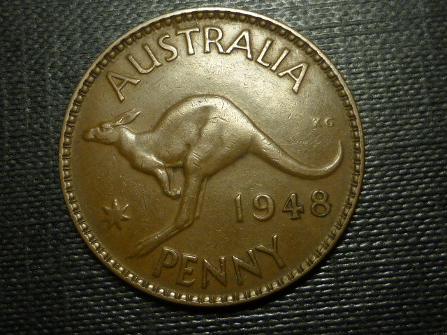 1 Penny 1948r.Australia.