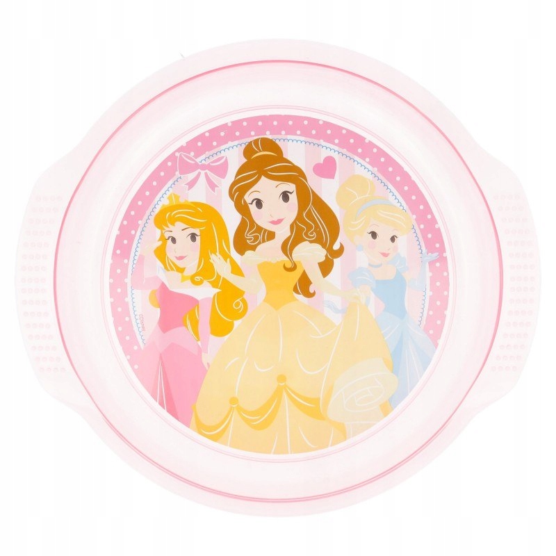 Princess - Talerzyk dla dzieci i niemowląt do mikr