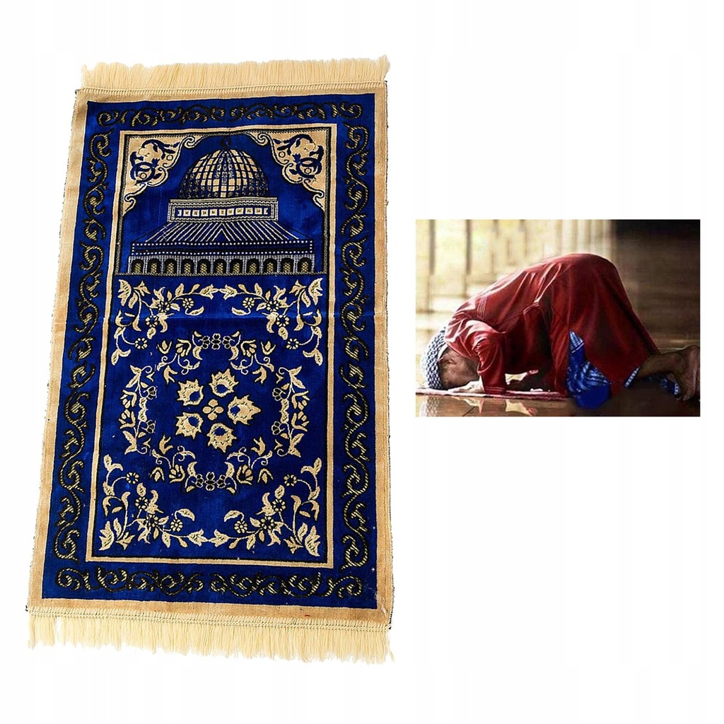 Homyl Ręcznie haftowany dywanik modlitewny ni