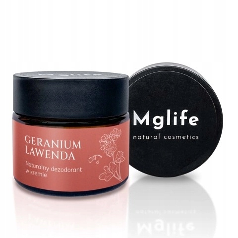 Dezodorant naturalny w kremie geranium lawenda - Mglife - 50ml