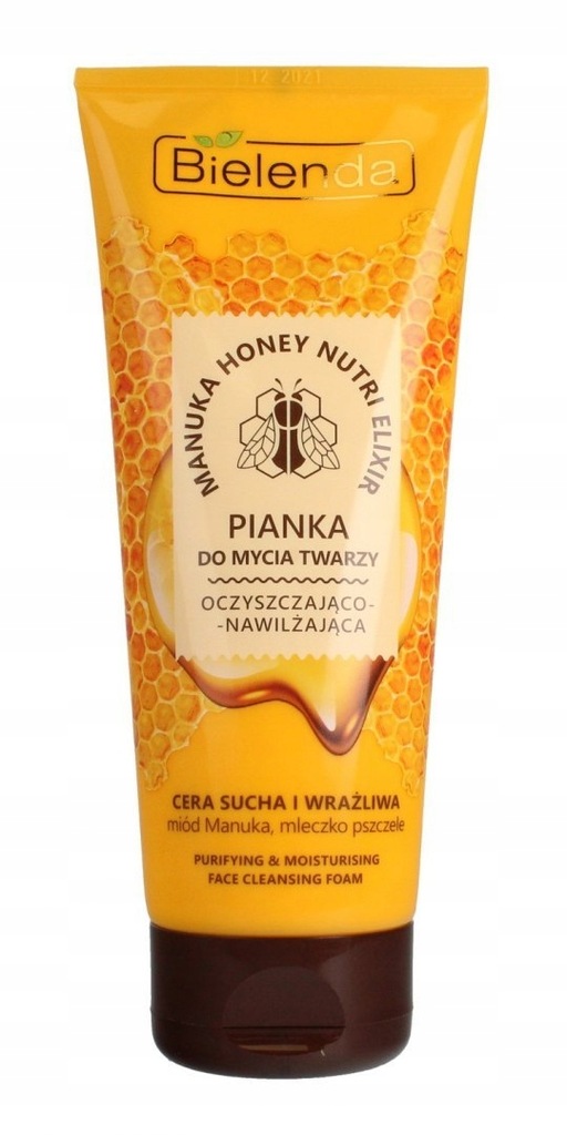 Bielenda Manuka Honey Nutri Elixir Pianka do mycia