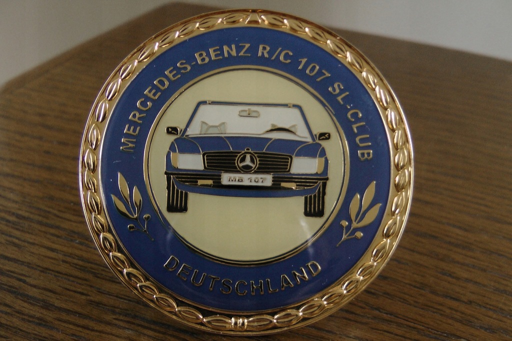 MERCEDES-BENZ R/C 107 SL-CLUB EMBLEMAT ORYGINAŁ!