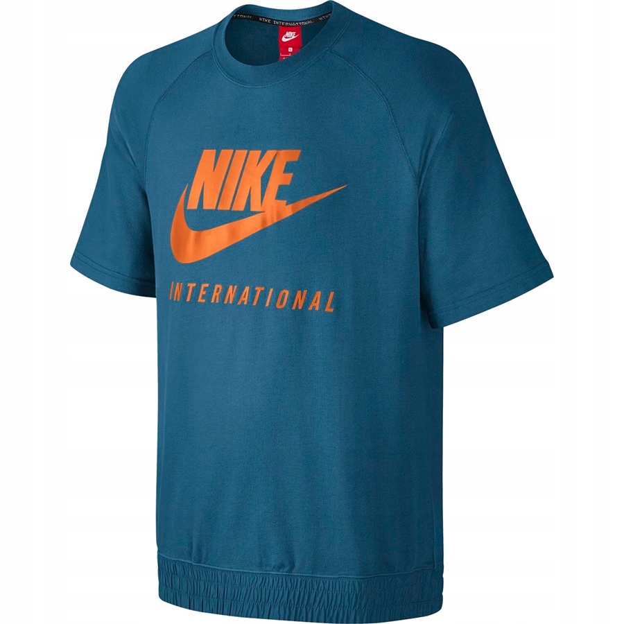 Koszulka Nike NK INTL CRW SS 834306 niebieski S!