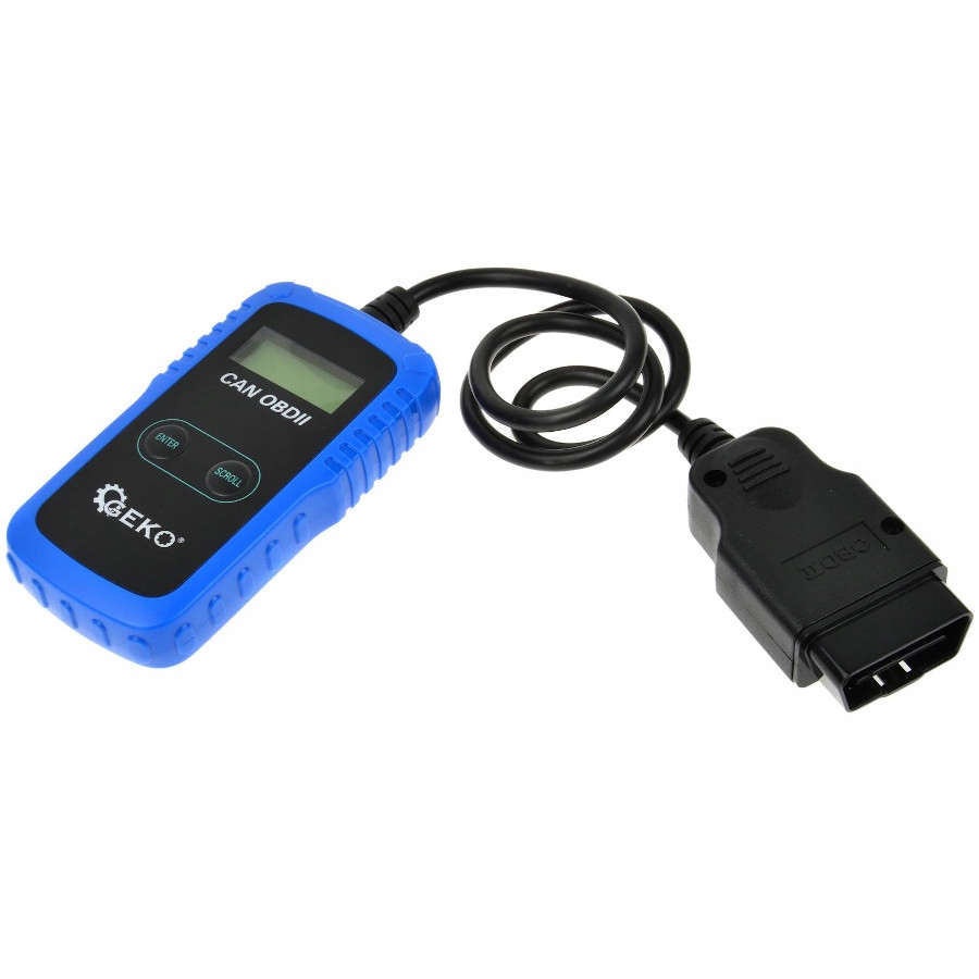 Skaner diagnostyczny OBD II interfejs ELM 327 LCD