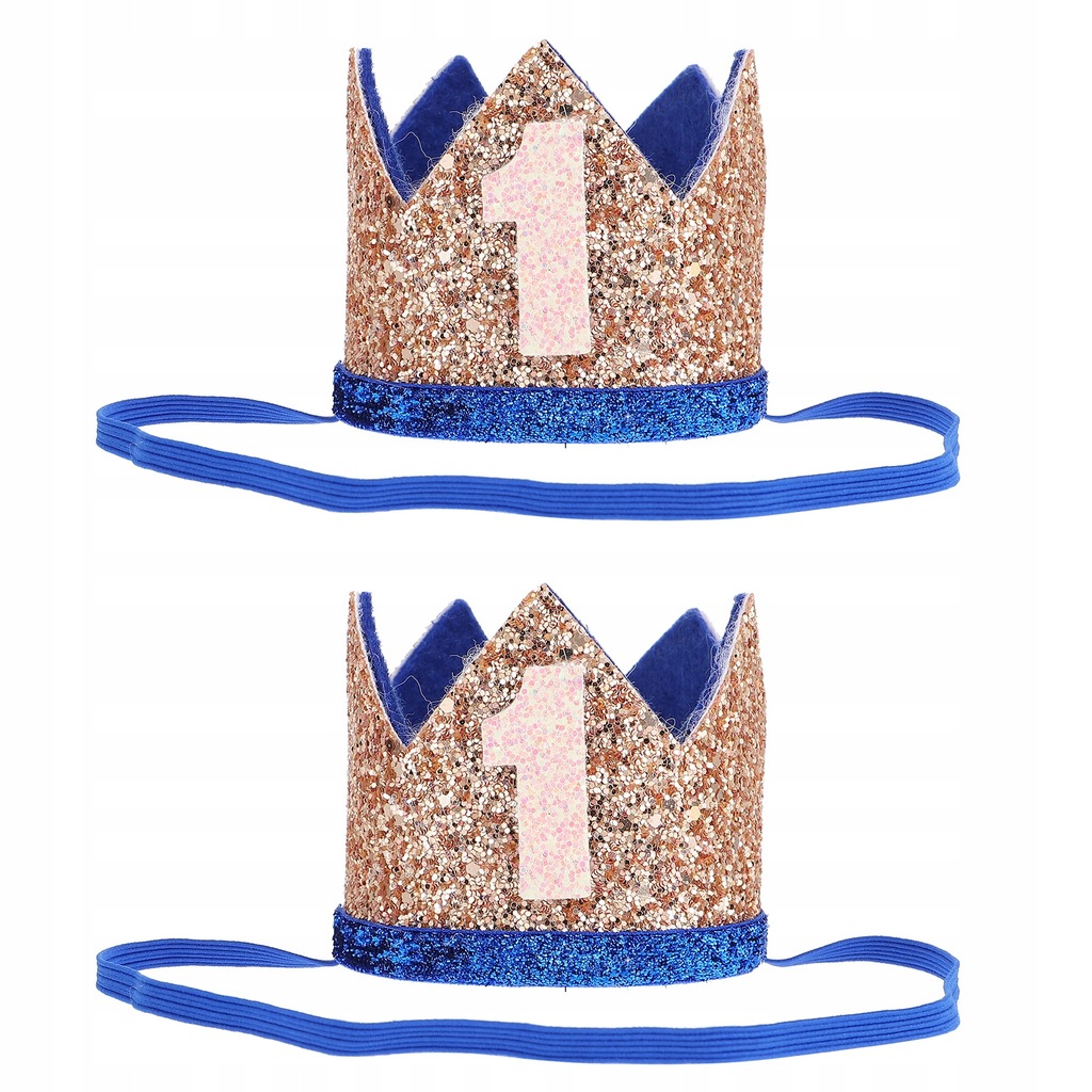 Party Crown Number Ribbon Dress 2 Pcs