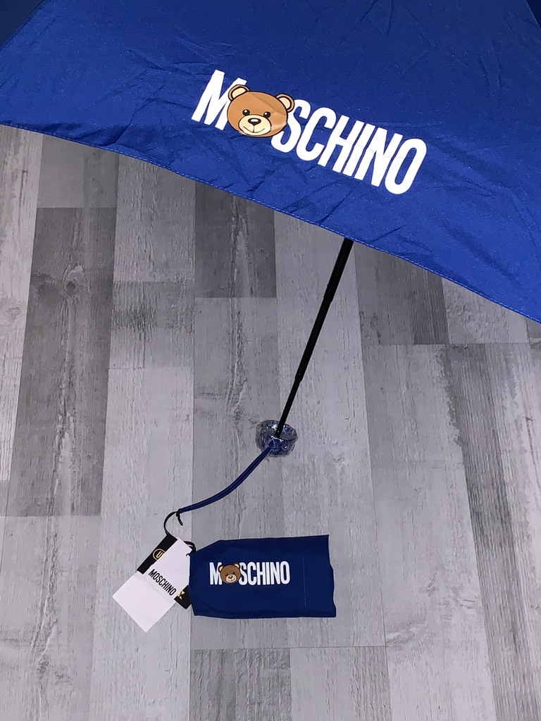 MOSCHINO parasol TEDDY Miś Oryginał NOWY -%ZNIŻKA!