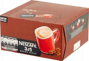 Nescafe Brown Sugar 3W1 28 x 16,5g Kartonik