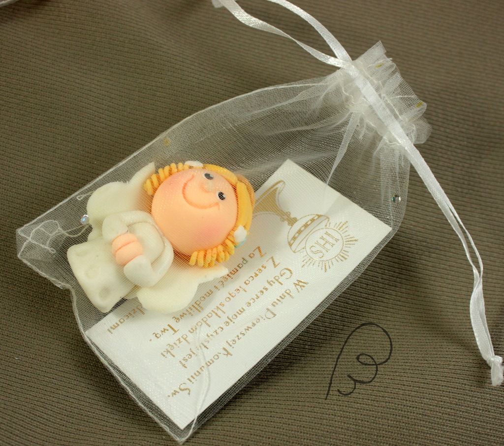 PODZIĘKOWANIE DLA GOŚCI komunijnych, dziewczynka