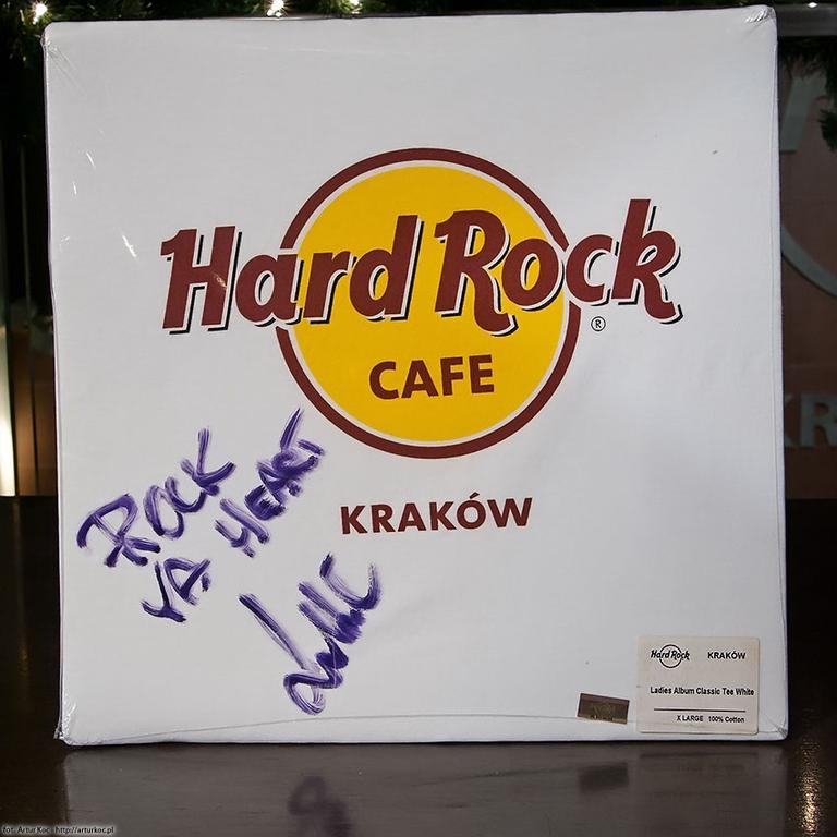 Autograf L.U.C. od Hard Rock Cafe Kraków