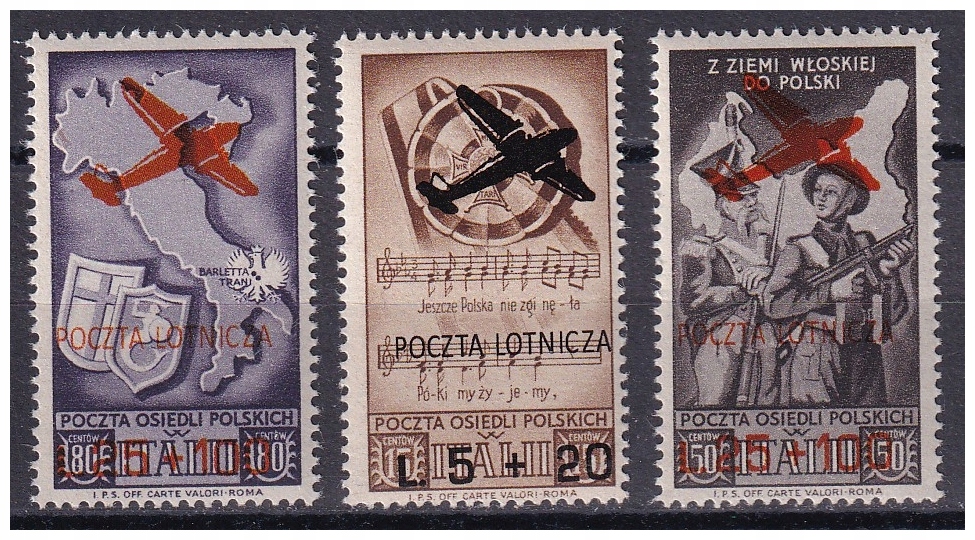 Poczta Osiedli Polskich we Włoszech - Wyd. przedrukowe POCZTA LOTNICZA **
