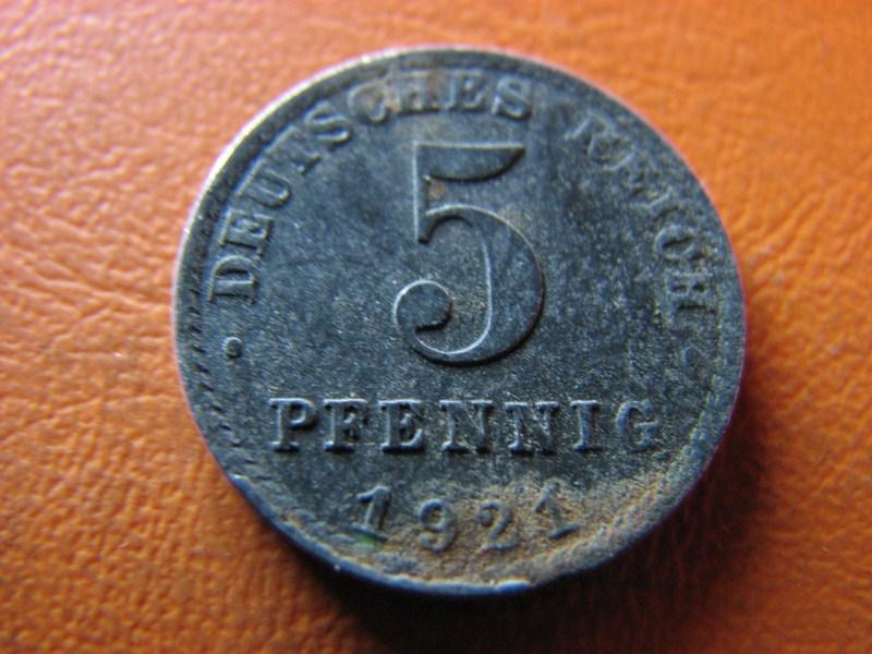 5 PFENNIG 1921  -wośp105