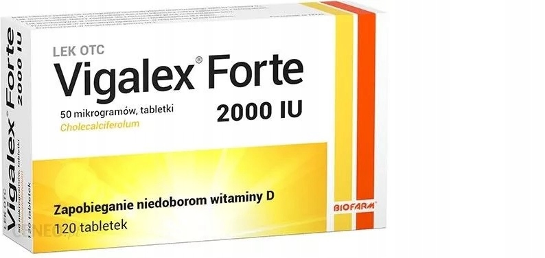 Vigalex Forte Witamina D 2000 I.U, 120 TABL.