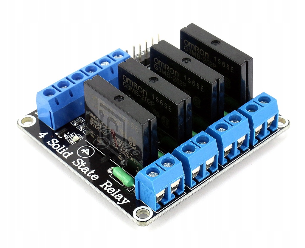 PRZEKAŹNIK PÓŁPRZEWODNIKOWY SSR ARDUINO 4 KANAŁY