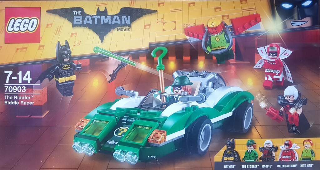 LEGO BATMAN MOVIE MISB 70903 RIDDLER RACER MOVIE