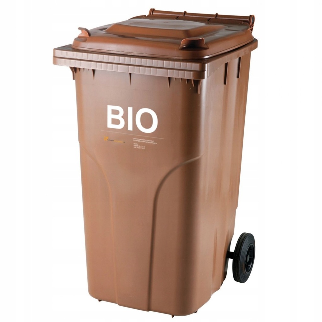 Pojemnik kubeł na BIO odpady i śmieci spożywcze AT