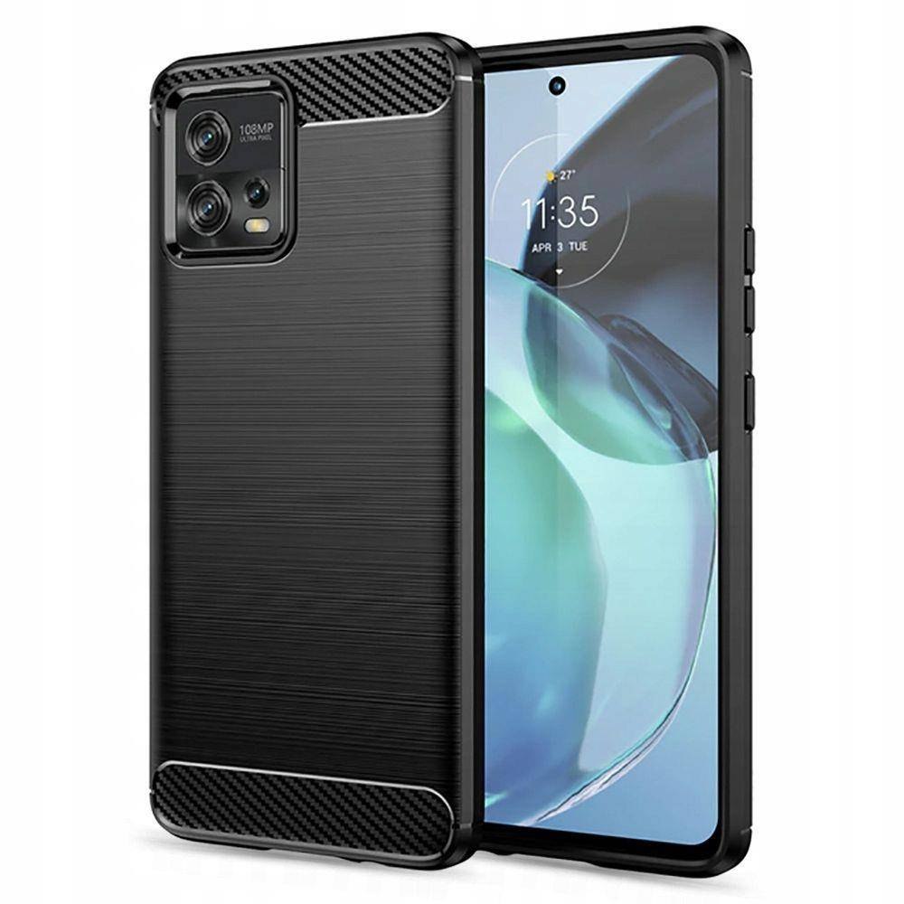 Etui MOTOROLA MOTO G72 Tech-Protect TPU Carbon cza