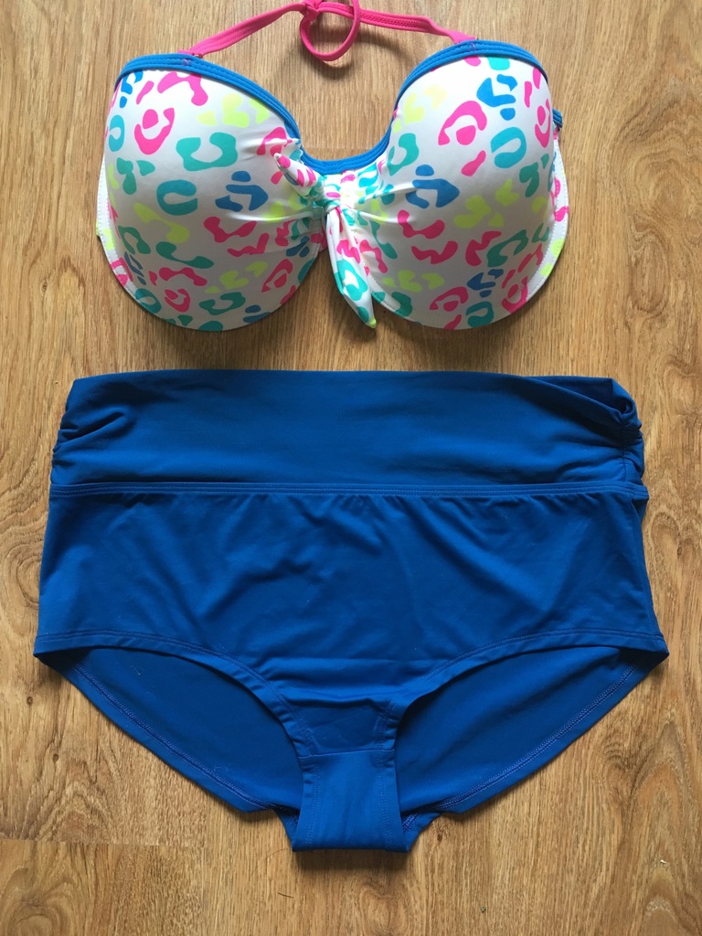 M&S 14 40/42 75DD/E bikini plaża lato nowy