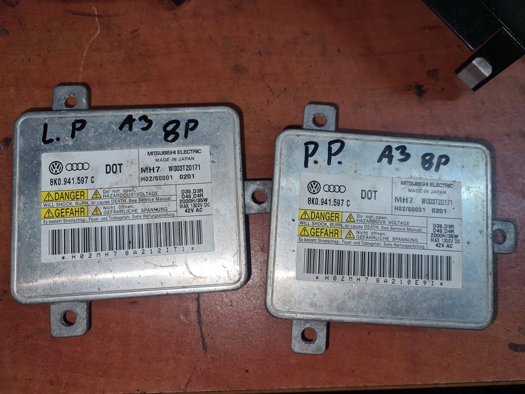 PRZETWORNICA XENON AUDI A3 8P LIFT 8K0941597C 11718795742 oficjalne