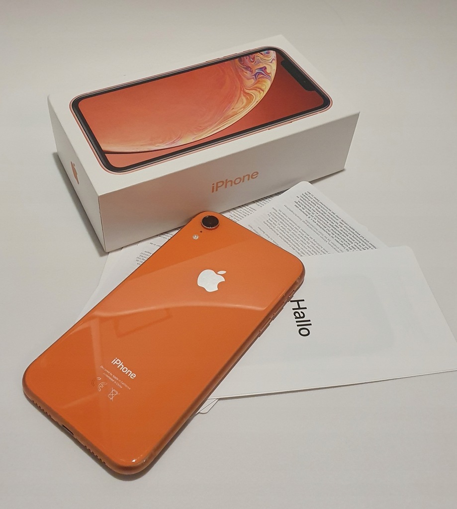 Apple iPhone XR 64gb Coral Ładny OKAZJA TANIO !