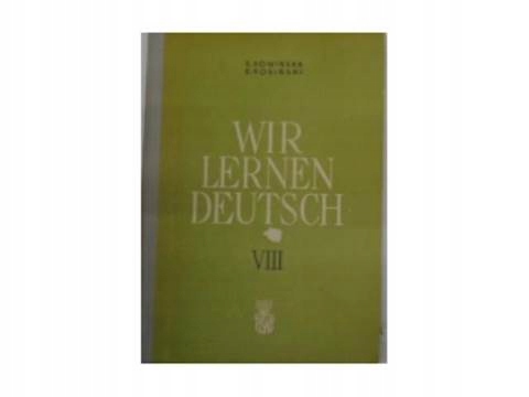 Wir lernen Deutsch VIII E.Sowińska