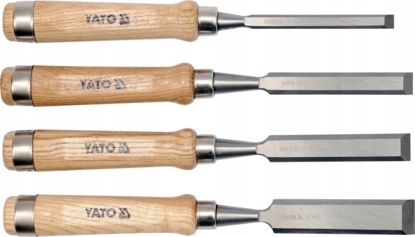 Zestaw dłut do drewna crv 10-16-20-25 mm Yato
