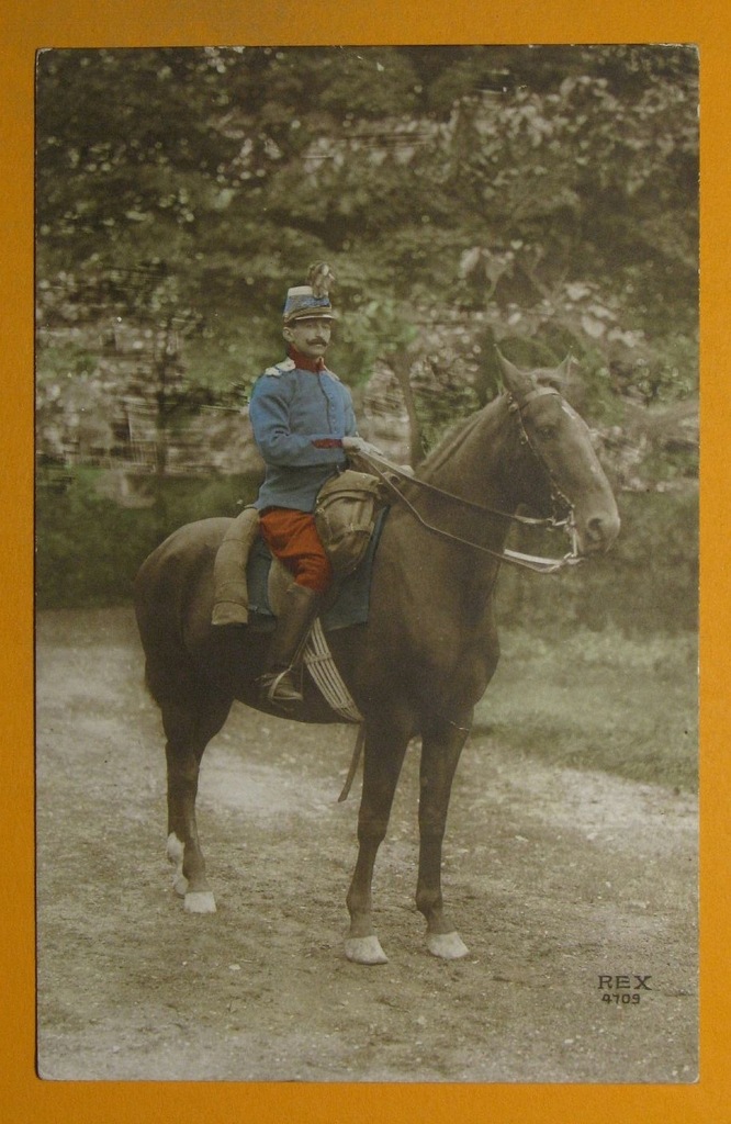 188848, Francja, żołnierz, koń, obieg 1913