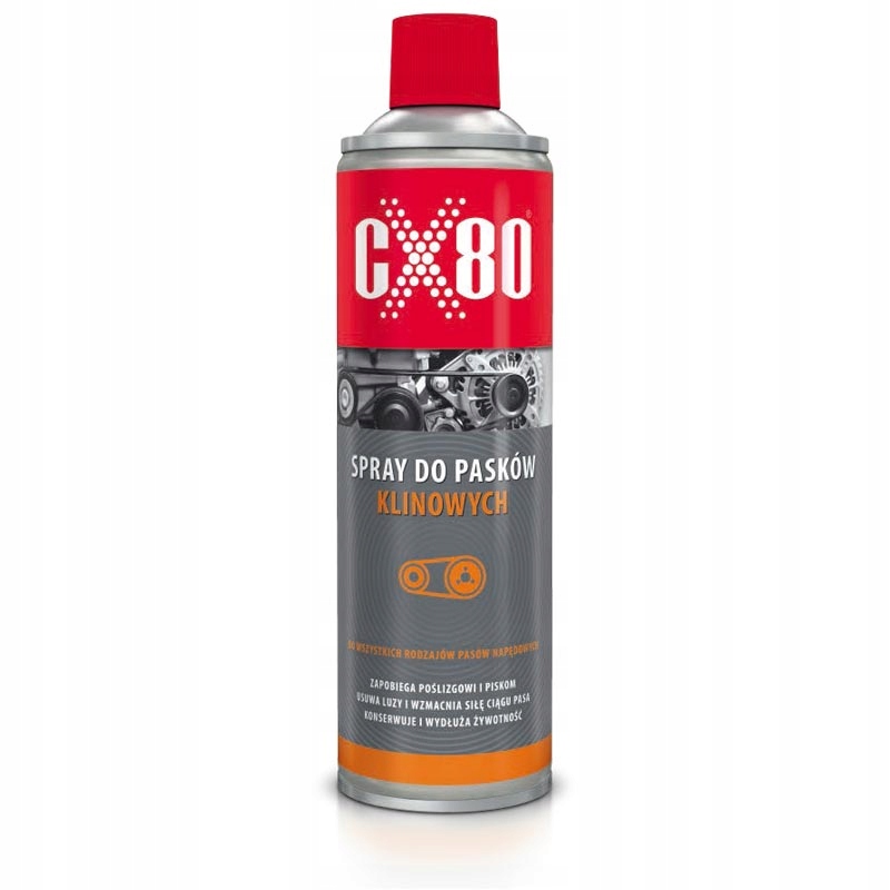 CX80 SPRAY DO PASKÓW KLINOWYCH napędowych 500ML