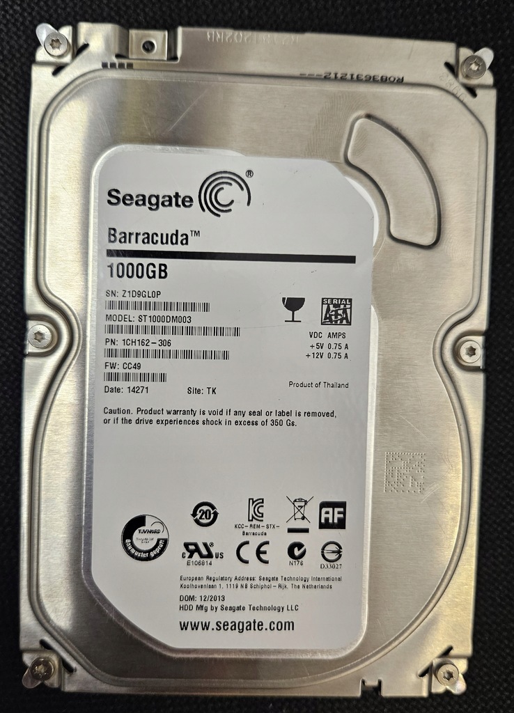 Dysk twardy Seagate ST1000DM003 1TB SATA III 3,5"