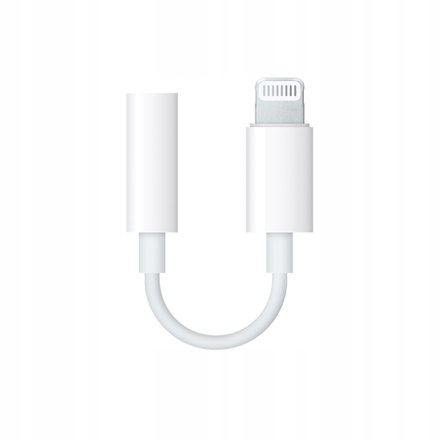 Adapter Apple Lightning do gniazda słuchawkowego 3,5 mm Biały