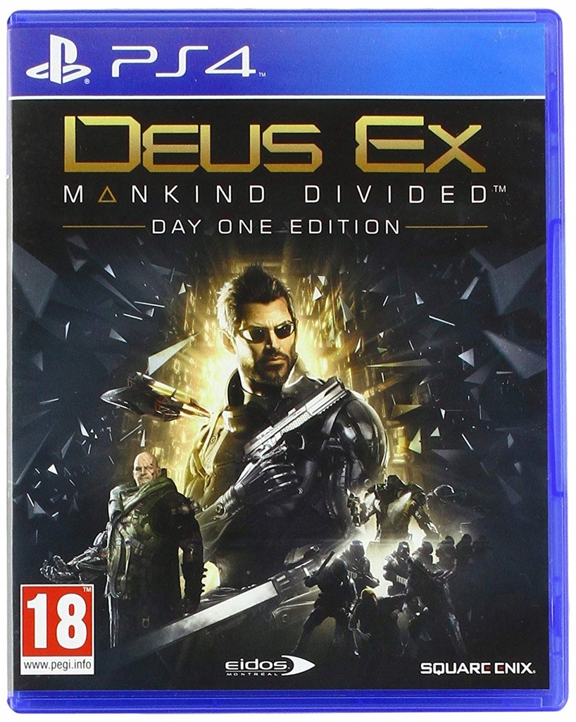 DEUS EX ROZŁAM LUDZKOŚCI MANKIND DIVIDED PS4 PL