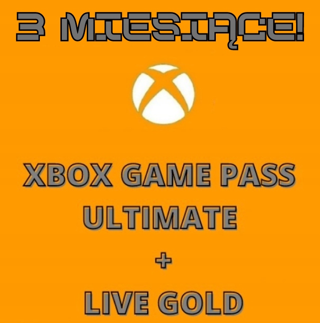 XBOX LIVE GOLD + GAME PASS +EA 90 DNI SUBSKRYPCJA
